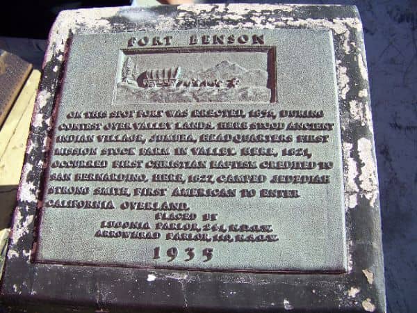 Fort Benson. California Historical Marker 617. - Image 2