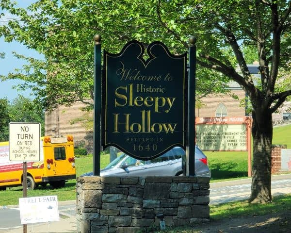Welcome to Historic Sleepy Hollow Sign - Image 1