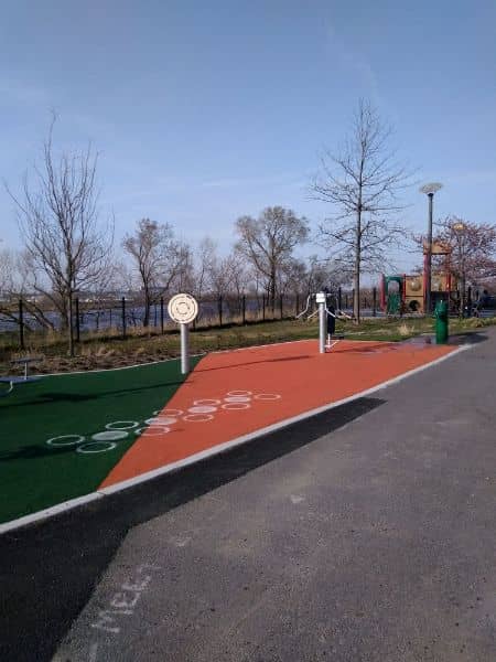 Newark Riverfront Park, Orange Sticks - Image 4