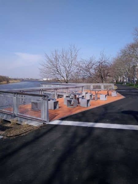 Newark Riverfront Park, Orange Sticks - Image 5
