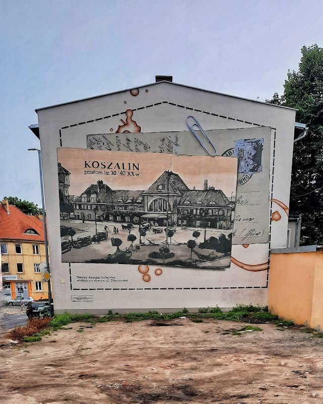 Mural historyczny dawny dworzec kolejowy - Image 2