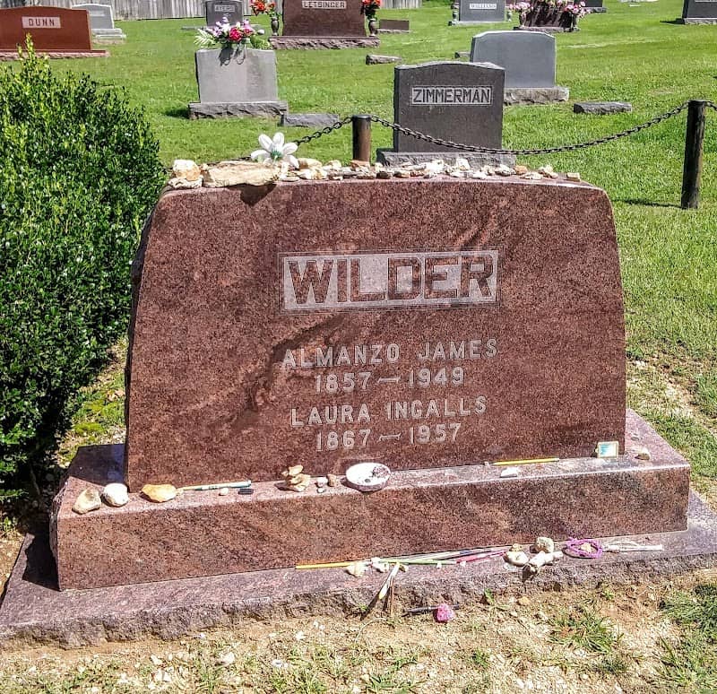 Gravesites of Laura Ingalls and Almanzo Wilder - Image 1