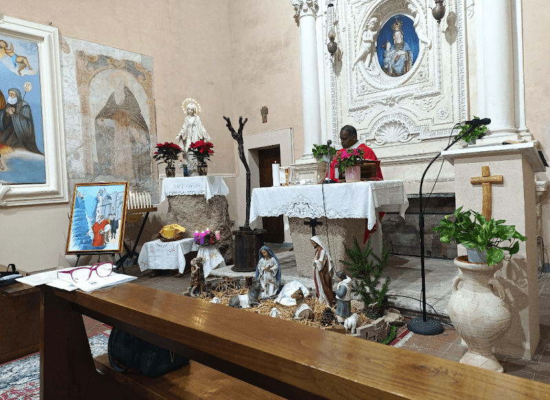 Quadro di San Filippo Neri durante la visione della Madonna dell'artista Gianni lattanzi - Image 1