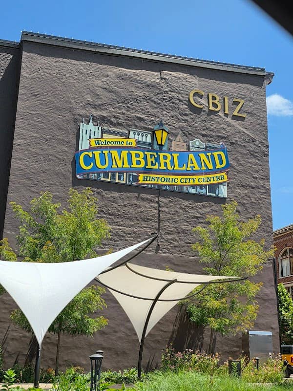 "Welcome to Cumberland Historic City Center" Sign - Image 1