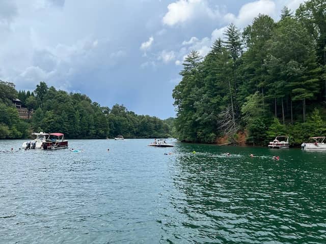 Waterfall at Lake Keowee - Image 2