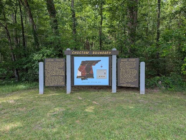 Upper Choctaw Boundary Information Display - Image 1