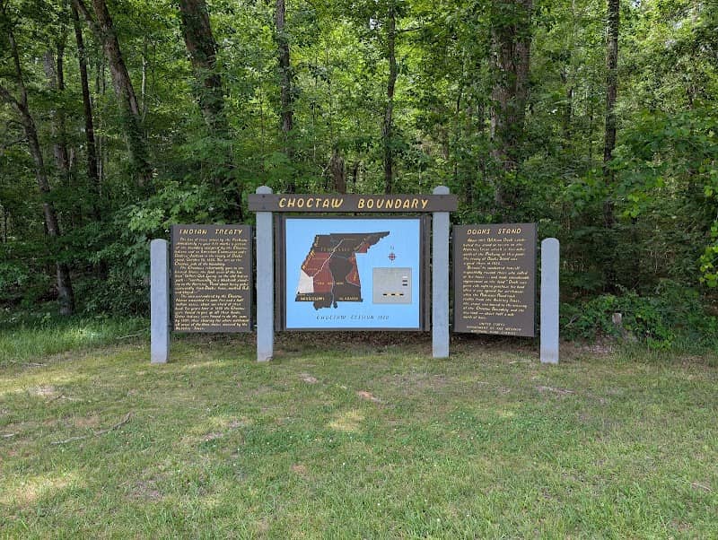 Upper Choctaw Boundary Information Display - Image 1