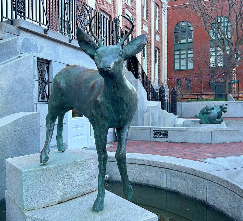 Deer and Bear Fountain - Image 1