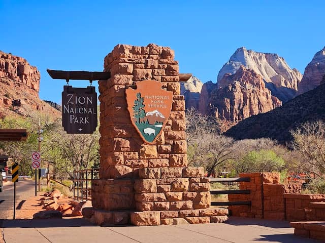 Zion National Park Sign - Image 1