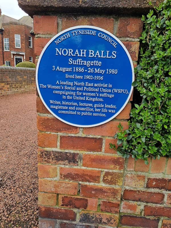 Norah Balls Blue Plaque - Image 1