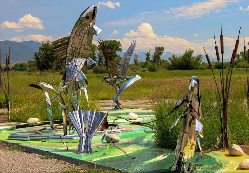 Madfish Rising Sculpture Ennis Montana - Image 1