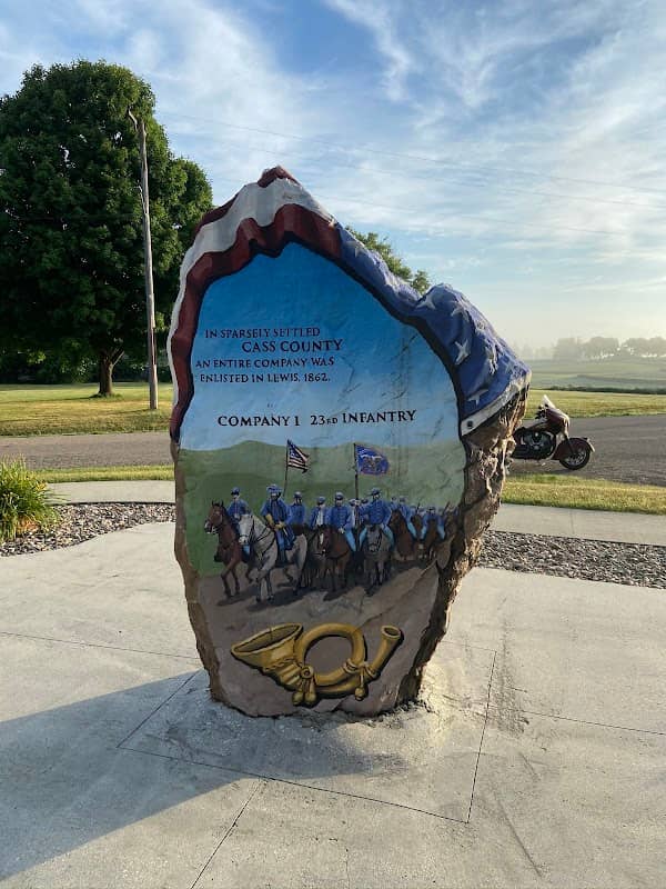 Cass County, Lewis Iowa Freedom Rock - Image 2