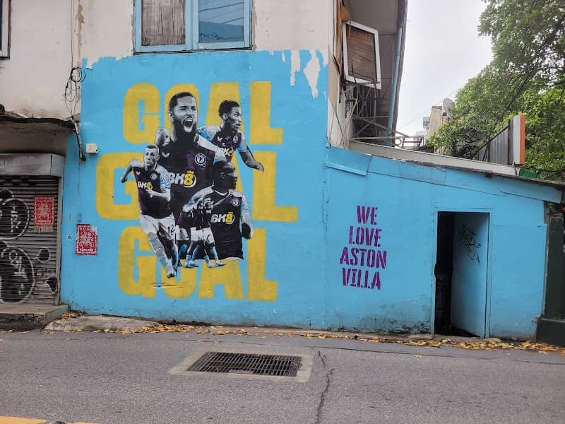 Aston Villa Graffiti mural - Image 1