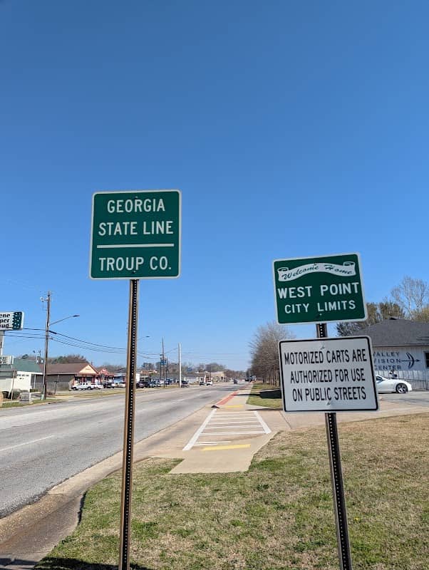 Georgia State line sign - Image 1