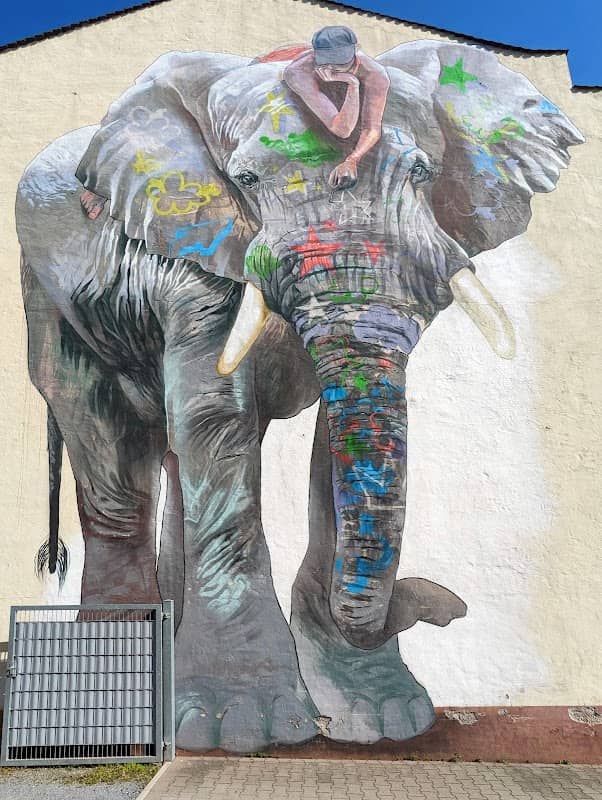 Mural with Elephant - Image 2