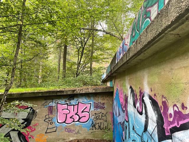 Steinhöher Ruinen, alte Schießbahn - Image 1
