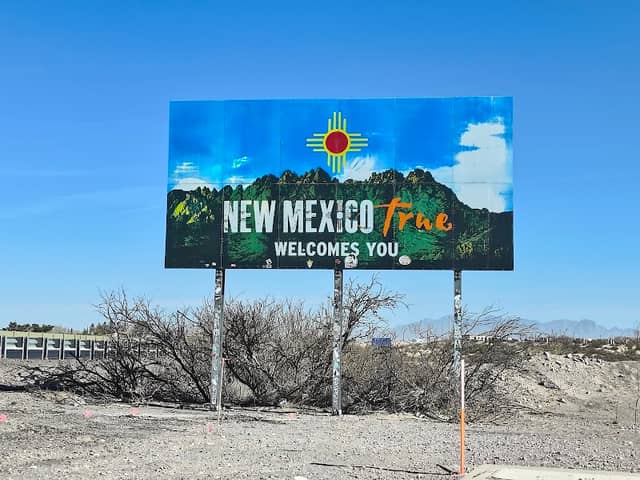Welcome to New Mexico Sign - Image 1
