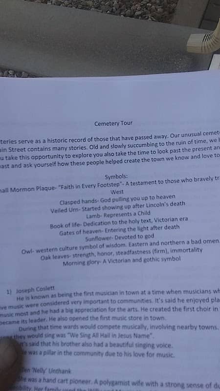 Self guided walking tour of cemetery - Image 1