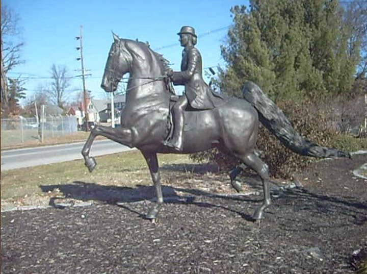 Mary Gaylord McClean and Santana Lass Statue - Image 2
