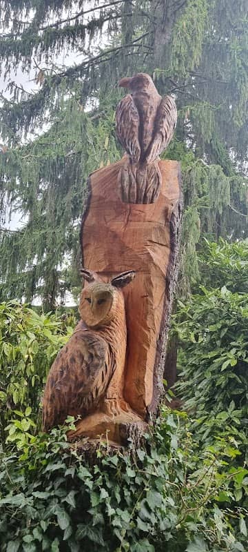 Sculpture - L'Aigle et le Hibou (La Fontaine) - Image 1