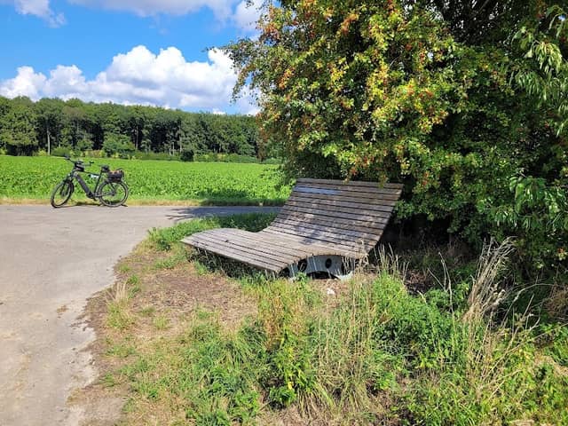 Relaxliegen aus Holz zur Sonnenseite - Image 1