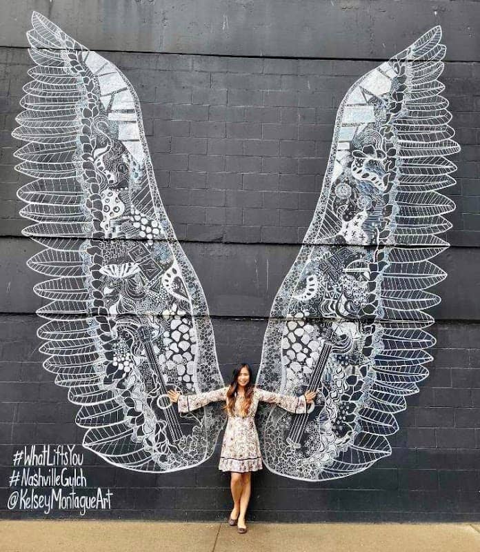 What Lifts You Wing Mural - Image 2