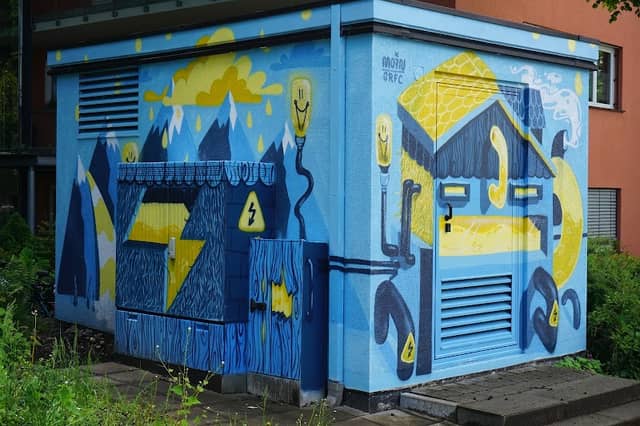 "Wasserkraft" - Streetart by MOIN - Image 1