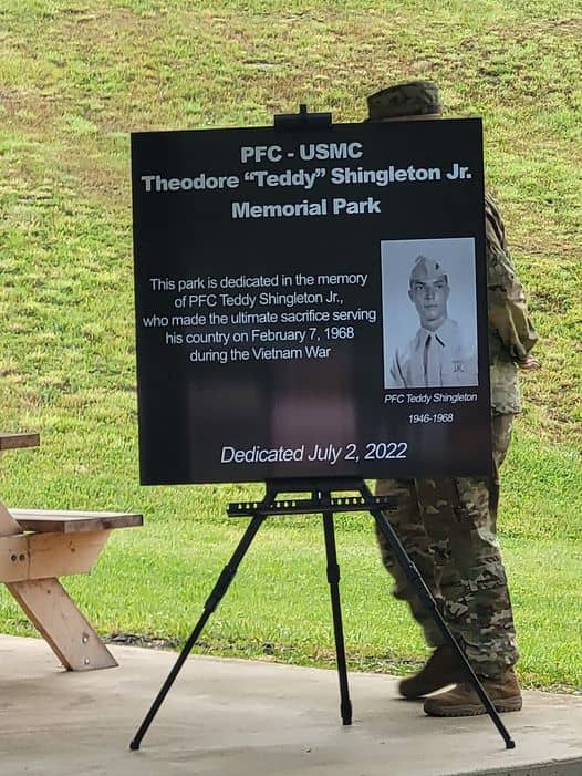 PFC Theodore "Teddy" Shingleton Jr. Memorial Park - Image 1