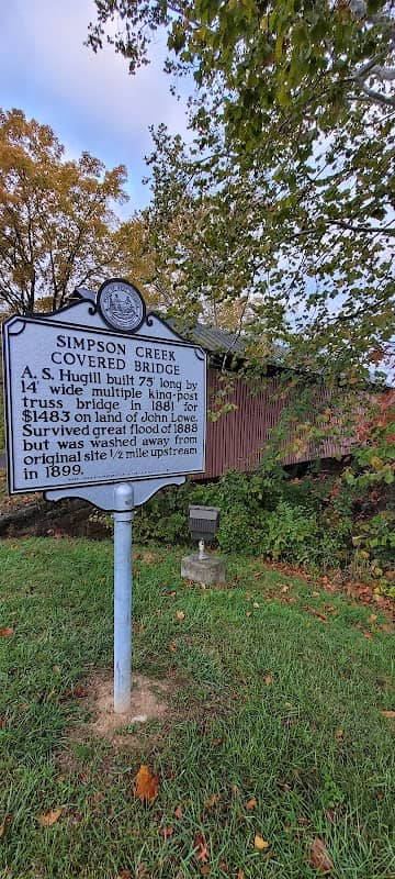 Historic Simpson Creek Covered Bridge - Image 1