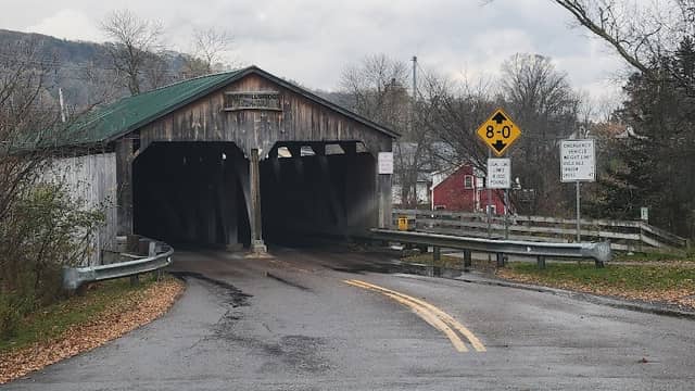 Historic Pulp Mill Covered Bridge - Image 1