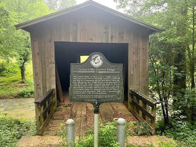 Historic Cromer's Mill Covered Bridge - Image 1