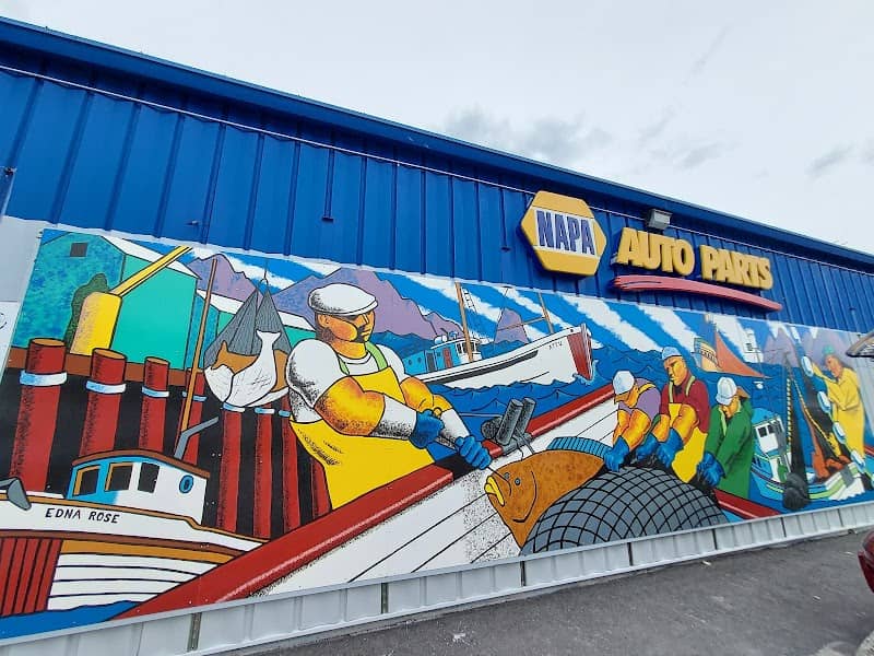 Mural "Tribute To Commercial Fishing" by Tom Missel - Image 1