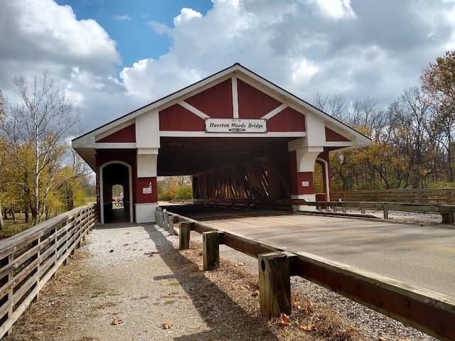 Hueston Woods State Park Covered Bridge - Image 1