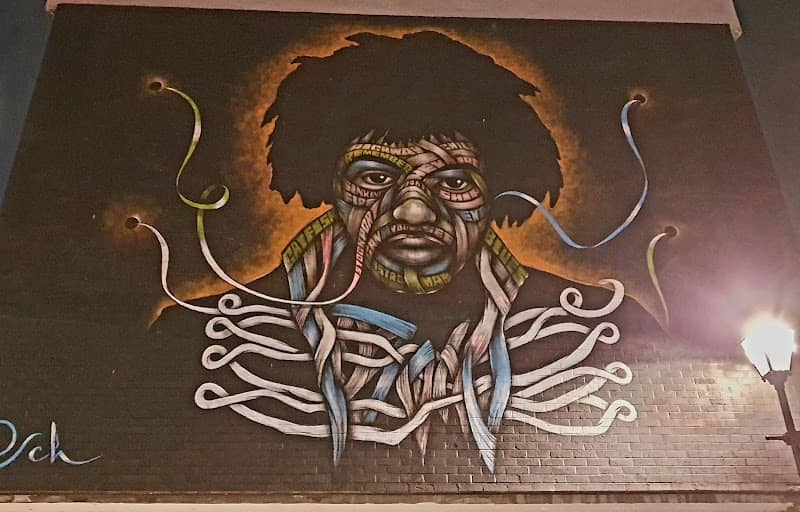 Jimi Hendrix Wall by Otto Schade - Image 2