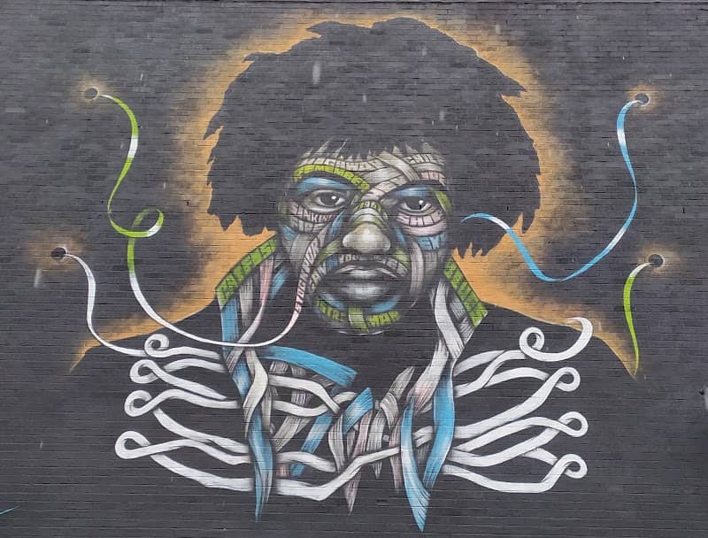 Jimi Hendrix Wall by Otto Schade - Image 1