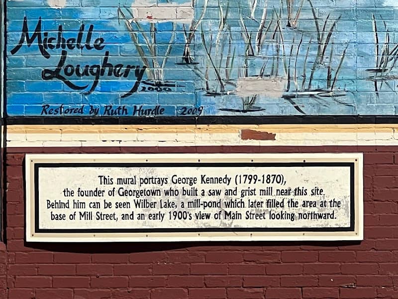 Mural portrait of George Kennedy - Image 2