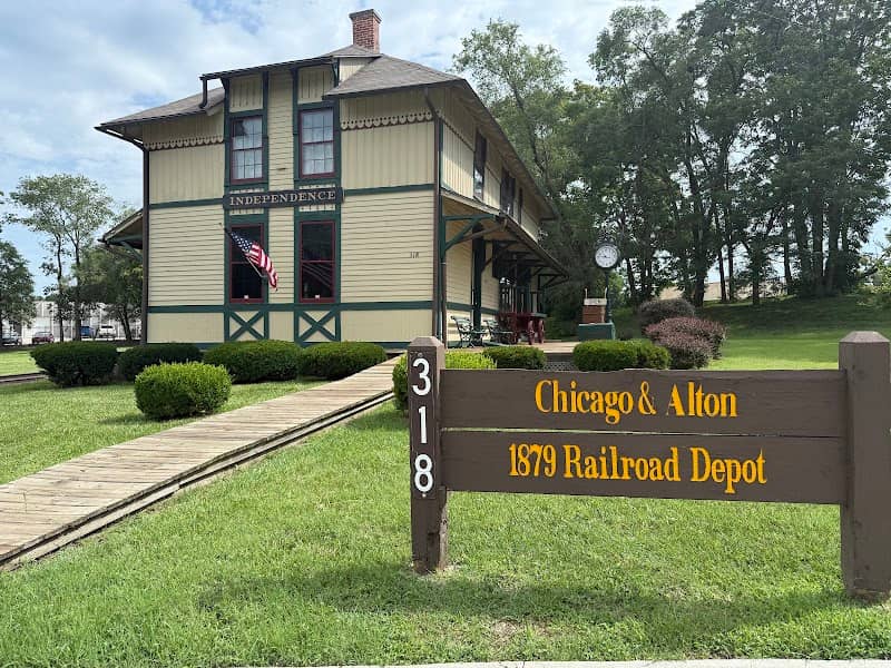 1879 Chicago & Alton RR Depot - Image 1