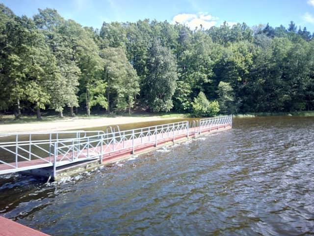 Molo i pomost pływający na plaży miejskiej w Więcborku - Image 3
