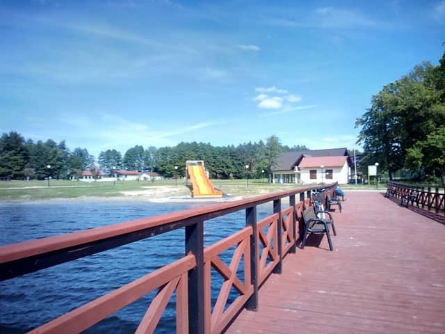 Molo i pomost pływający na plaży miejskiej w Więcborku - Image 2