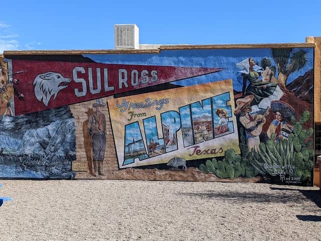 Greetings from Alpine Texas - Mural - Image 2