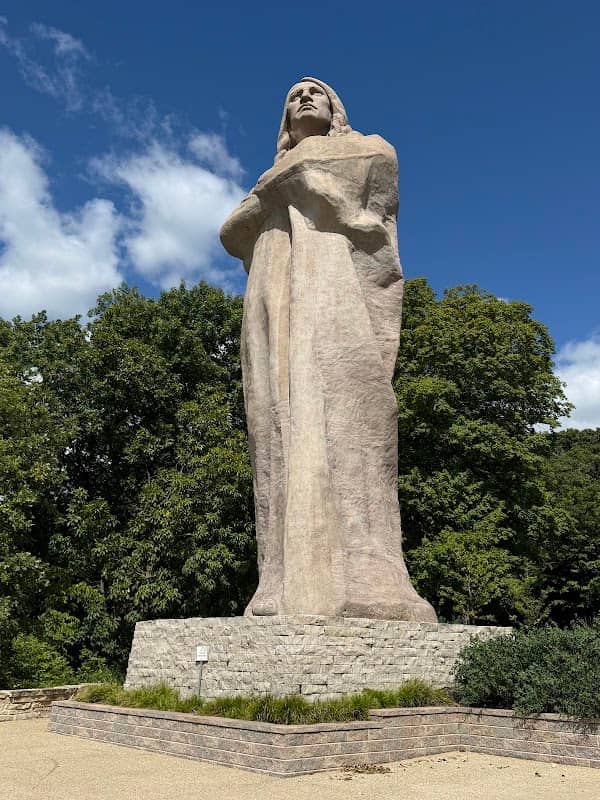 Black Hawk Statue - Image 1
