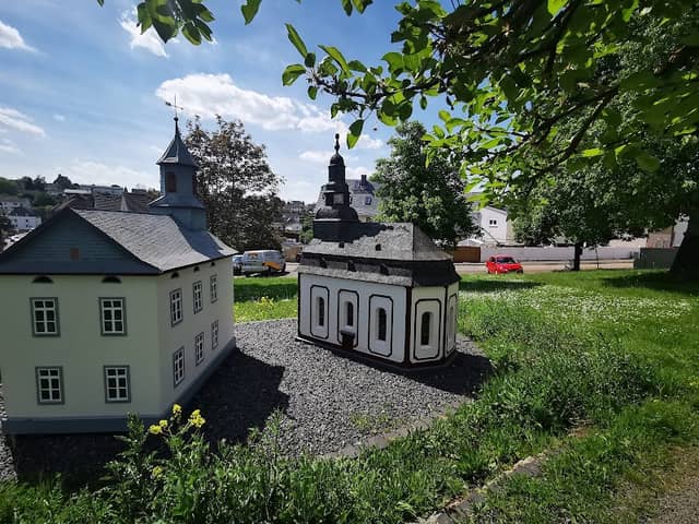 Miniatures of the Church and old Schoolhouse - Image 1