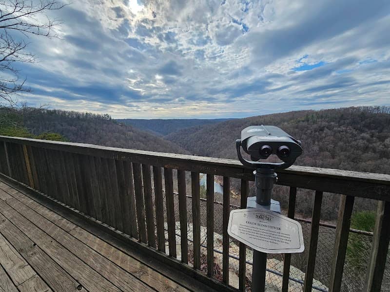 Colorblind Viewfinder: Big South Fork National River & Recreation Area-East Rim Overlook - Image 1