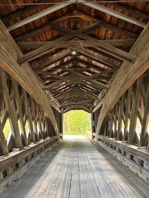 Historic Benetka Road Covered Bridge - Image 1