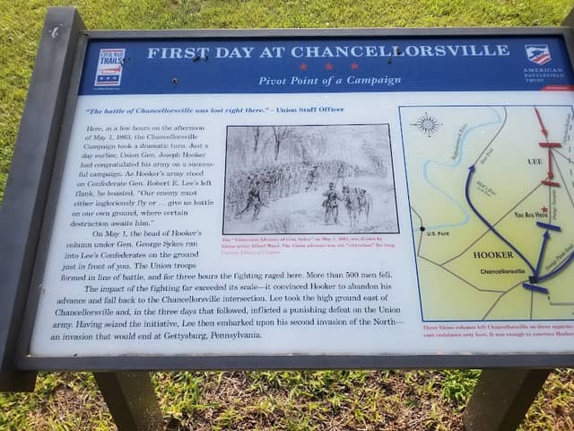 First Day at Chancellorsville Battlefield - Image 2