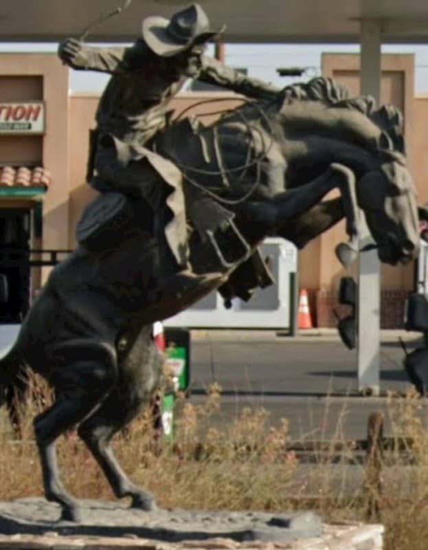 Statue - Bronco Buster - Image 2