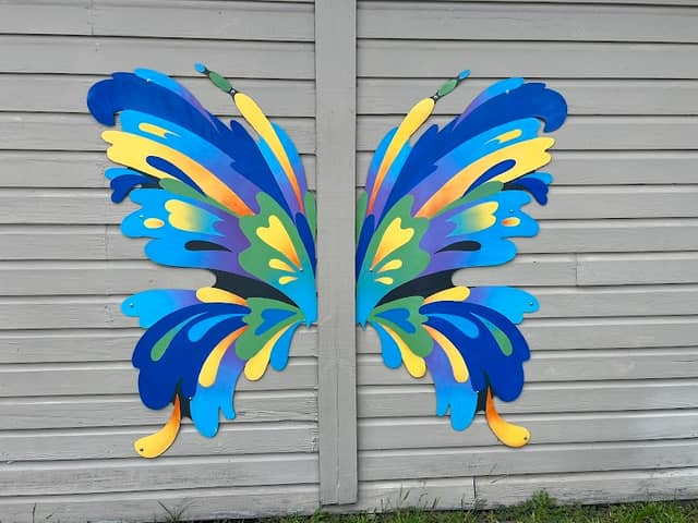 Picayune Colorful Wings Mural - Image 1