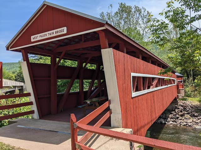 Historic West Paden Covered Bridge - Image 1
