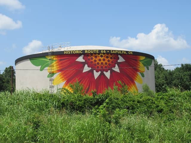 Route 66 mural - Image 1