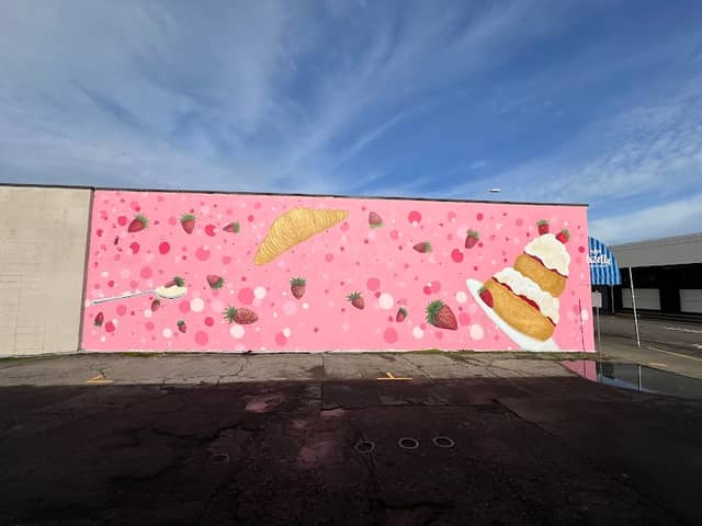 Strawberry Shortcake Mural - Image 2